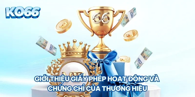 Giới thiệu giấy phép hoạt động và chứng chỉ của thương hiệu