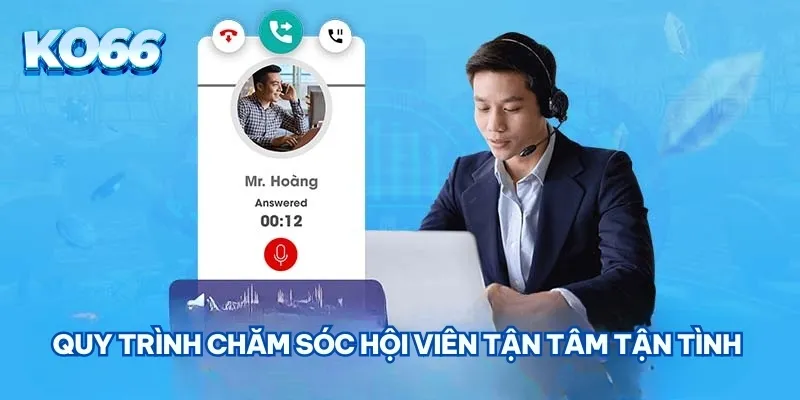 Quy trình chăm sóc hội viên tận tâm tận tình 